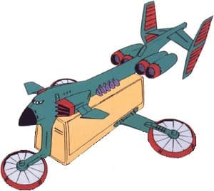 Gunperry — Limited Production Aerial Transport Ship (SD Gundam)