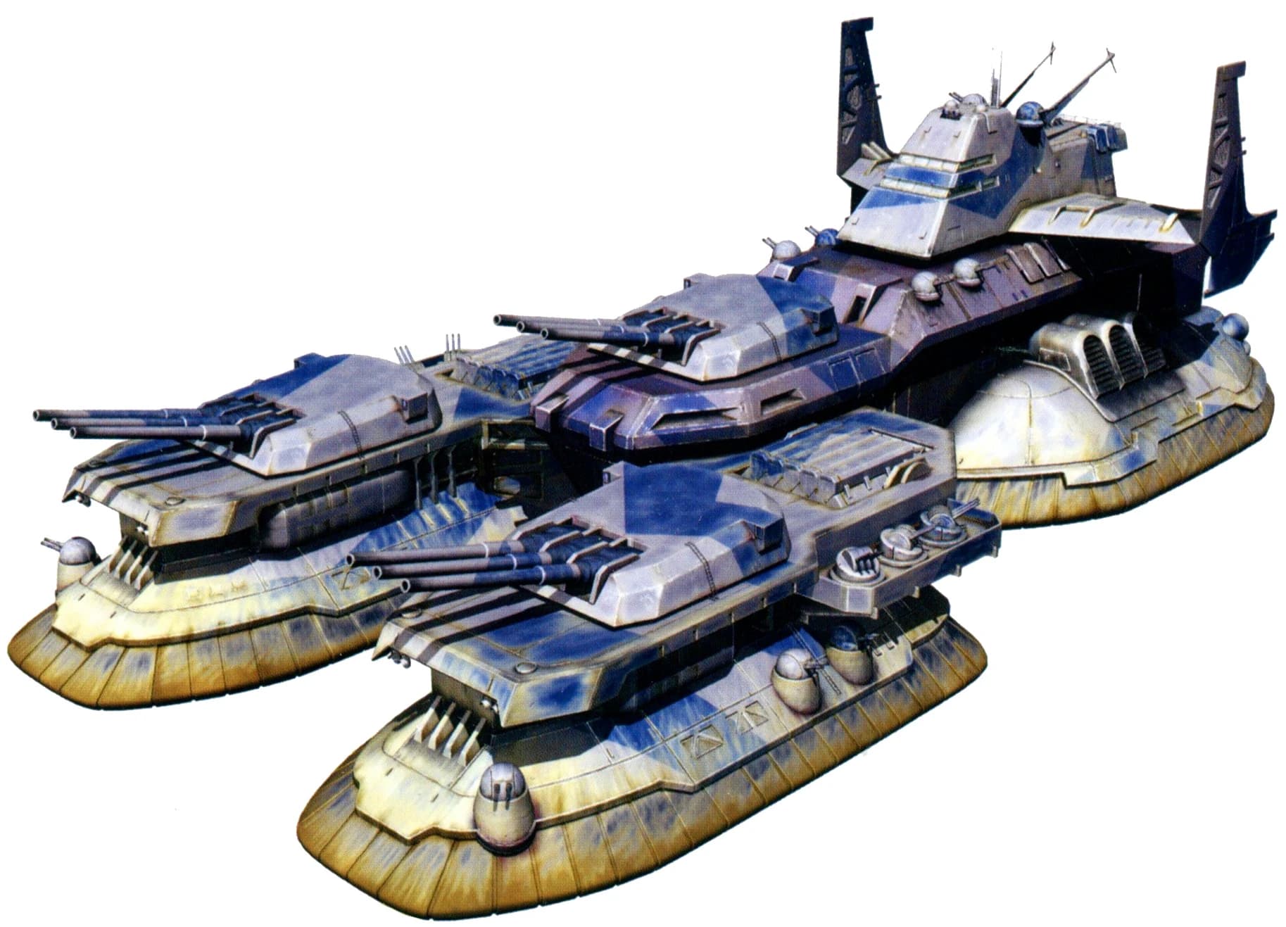 Heavy Fork-class — Heavy Assault Ground Battleship (Mobile Suit Gundam MS IGLOO 2: The Gravity Front (Manga))