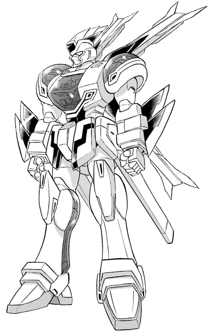 JMS-T02 Grampus — Prototype Mobile Suit (Mobile Suit Crossbone Gundam Seeräuber)