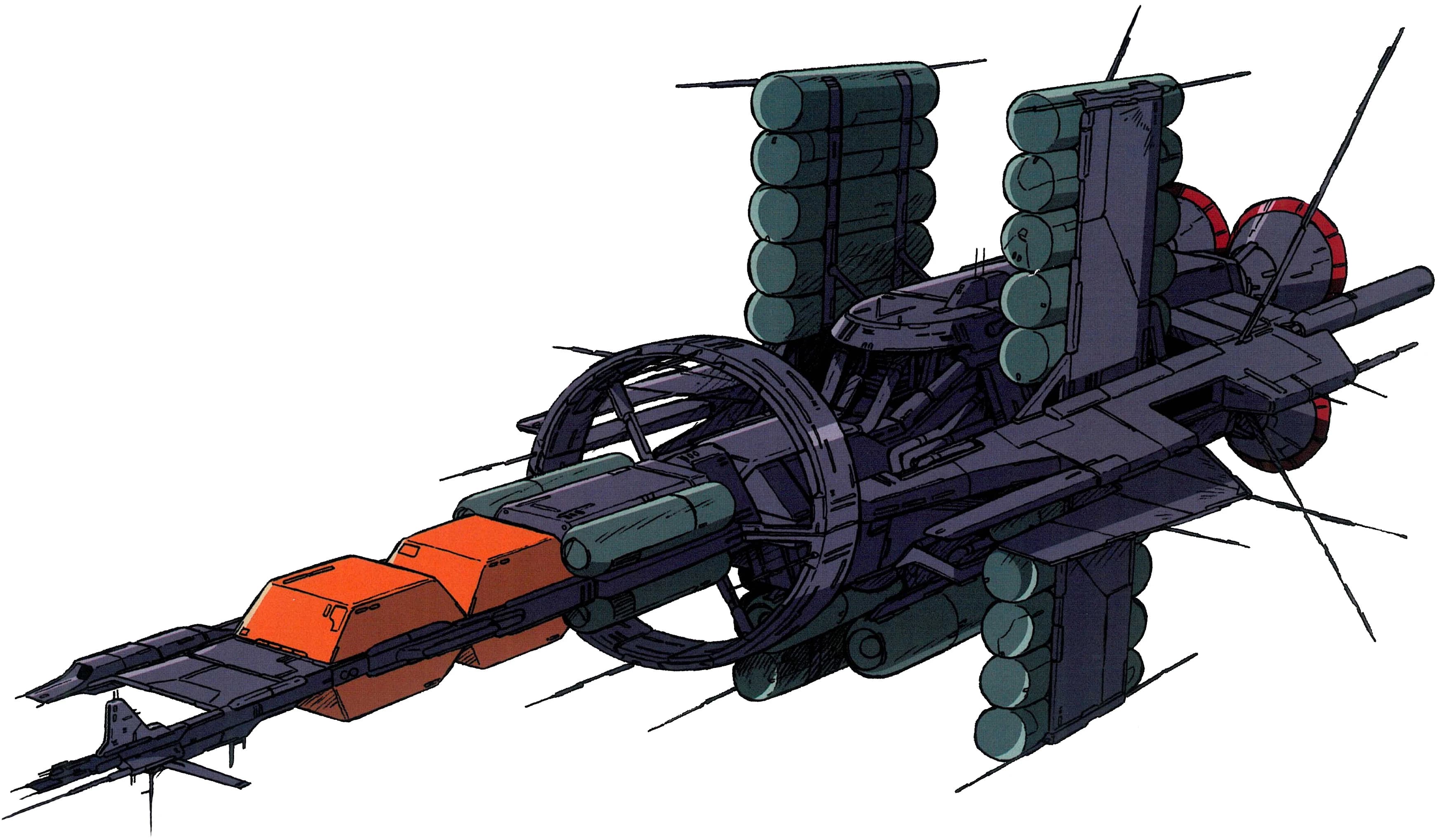 Jupitris-class — Ultra Large Interplanetary Helium Carrier Space Transport Ship (Mobile Suit Victory Gundam Outside Story)