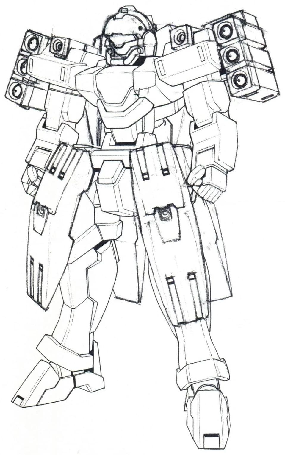 Kotetsu Genoace — Custom Heavy Assault Mobile Suit (Mobile Suit Gundam AGE: Treasure Star)