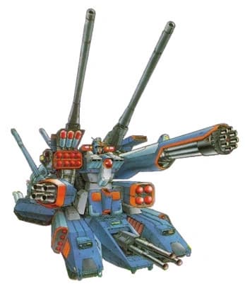 Leo Tank — Custom Long-Range Support Support Mobile Suit (After War Gundam X Hyper Guide)