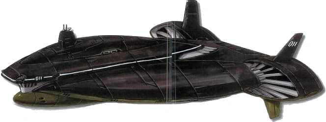 Lockwood-class — Underwater Submarine (Mobile Suit Gundam: The battle tales of Flanagan Boone)