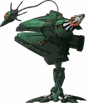 MAN-05 Gromlin — Prototype Newtype-use Transformable Anti-Ship Heavy Assault Mobile Armor (Mobile Suit Gundam Katana)