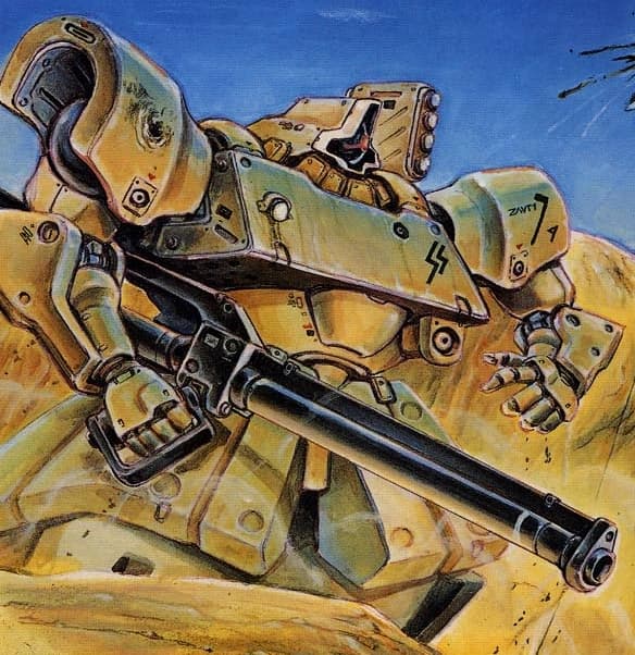 MS-09F Dowas Desert — Prototype Desert Mobile Suit (Fukuchi Mobile Suit Station)