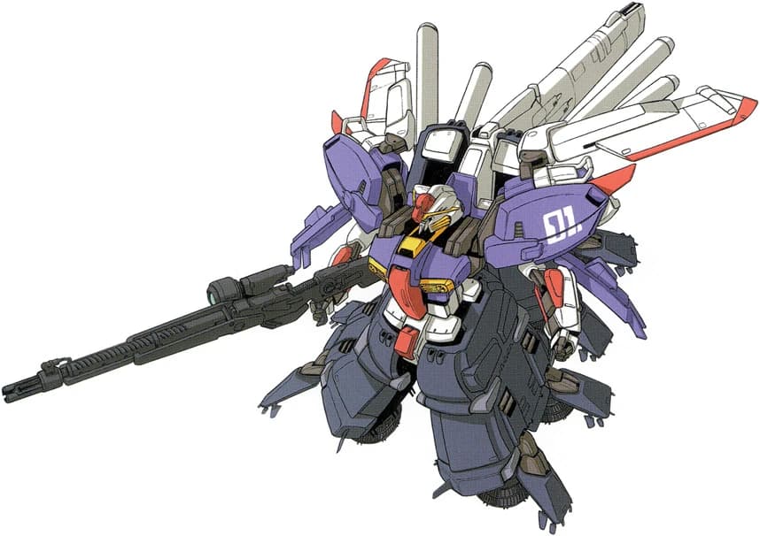 MSA-0011［Bst］ S Gundam Booster Unit Type — Prototype Transformable High-Mobility Heavy Assault Space Mobile Suit (Gundam Sentinel)
