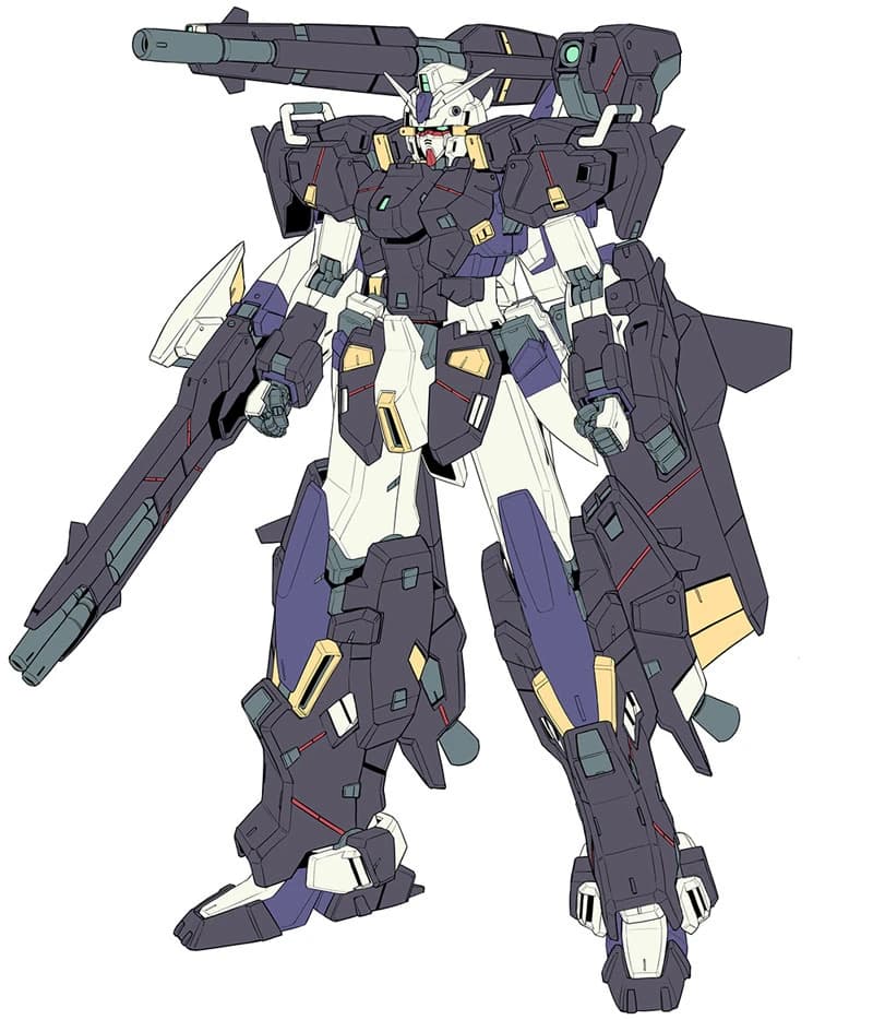 MSW-004 Gundam (Kestrel) Armor Exterior — Prototype Heavy Assault Space Mobile Suit (Advance of Zeta The Traitor to Destiny: Blue Wings of the AEUG)