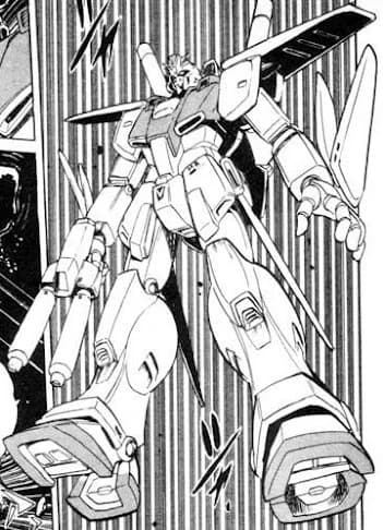MSZ-009M Mega Zeta — Prototype Newtype-use Transformable Multipurpose Heavy Assault Mobile Suit (Mobile Suit Vs. Giant God of Legend: Gigantis' Counterattack)