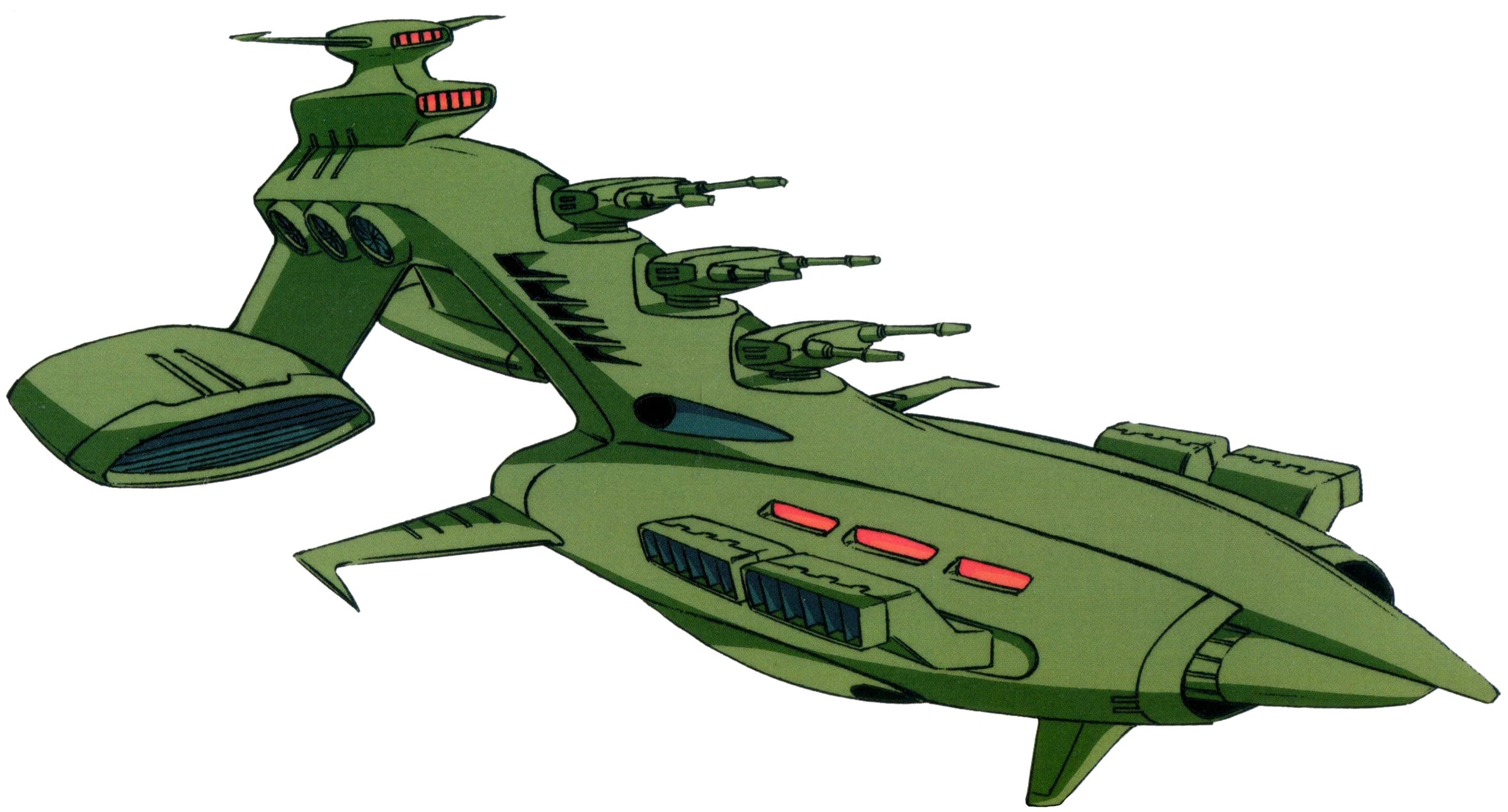 Musai-class — Mass Production Space Light Cruiser (Gundam Behind the Front)