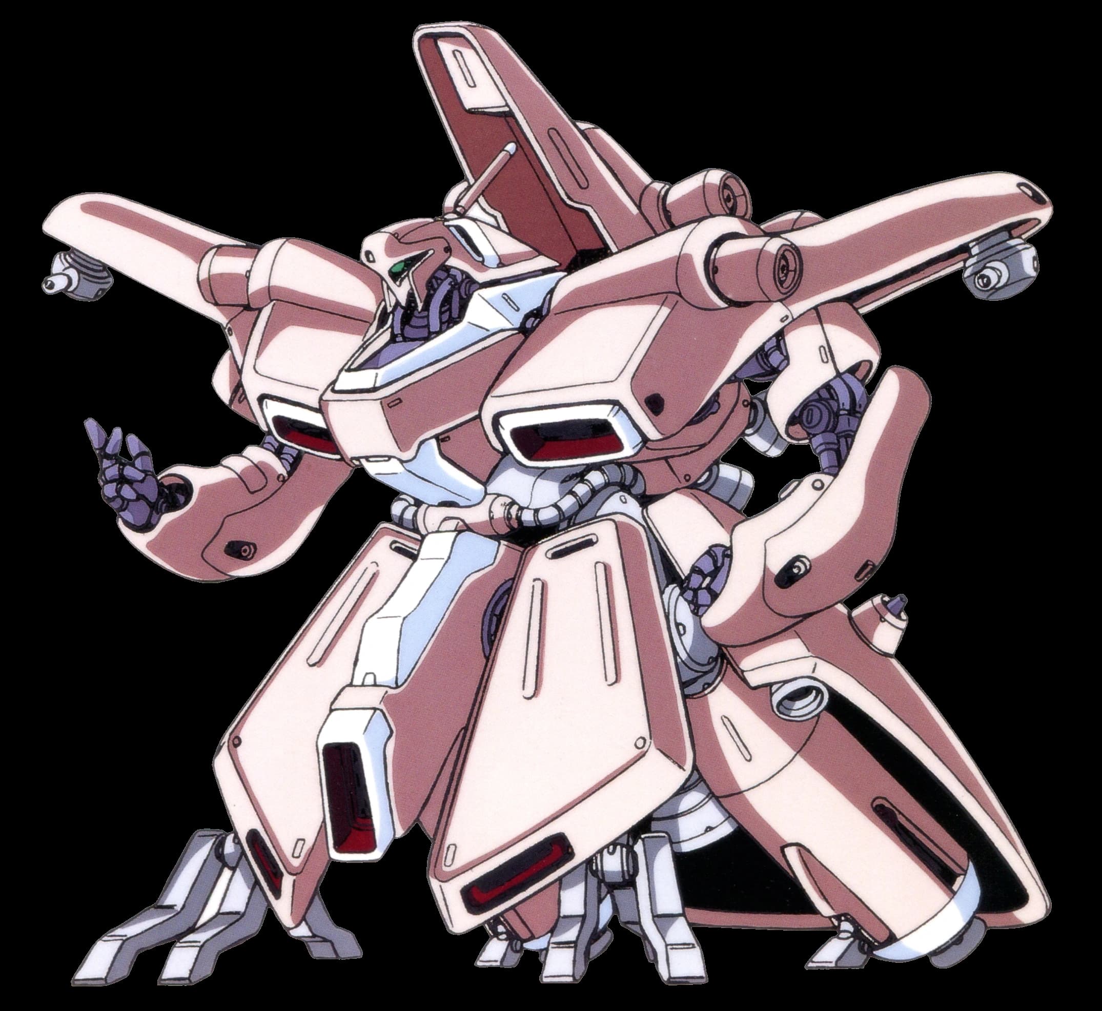 NZ-222 Psycho Doga — Prototype Newtype-use Assault Mobile Suit (Mobile Suit Gundam High-Streamer)