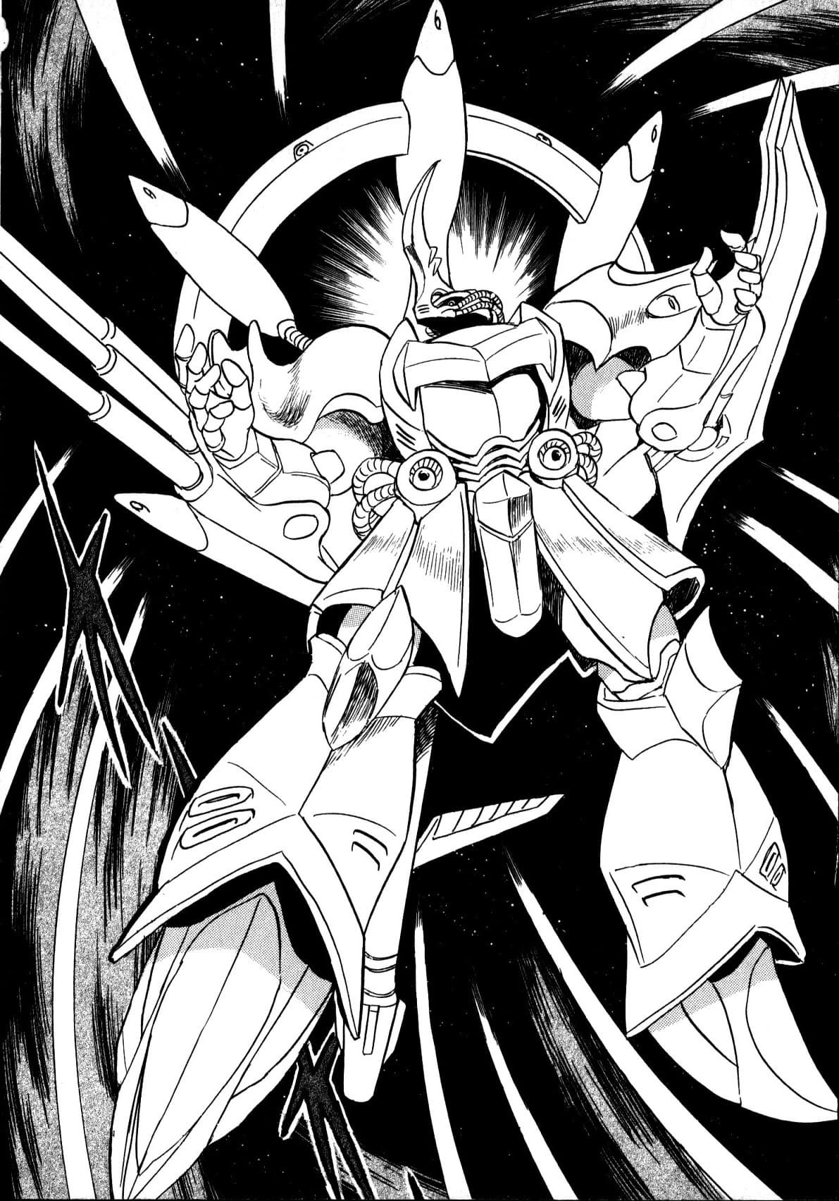 Perfect Zaku — Custom Newtype-use Assault Mobile Suit (Mobile Suit Gundam MSV Battle Chronicle Johnny Ridden)