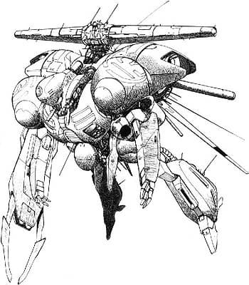 PPW-002 Luchs — Mobile Suit (Go Ahead!! (Another War in UC 0044))