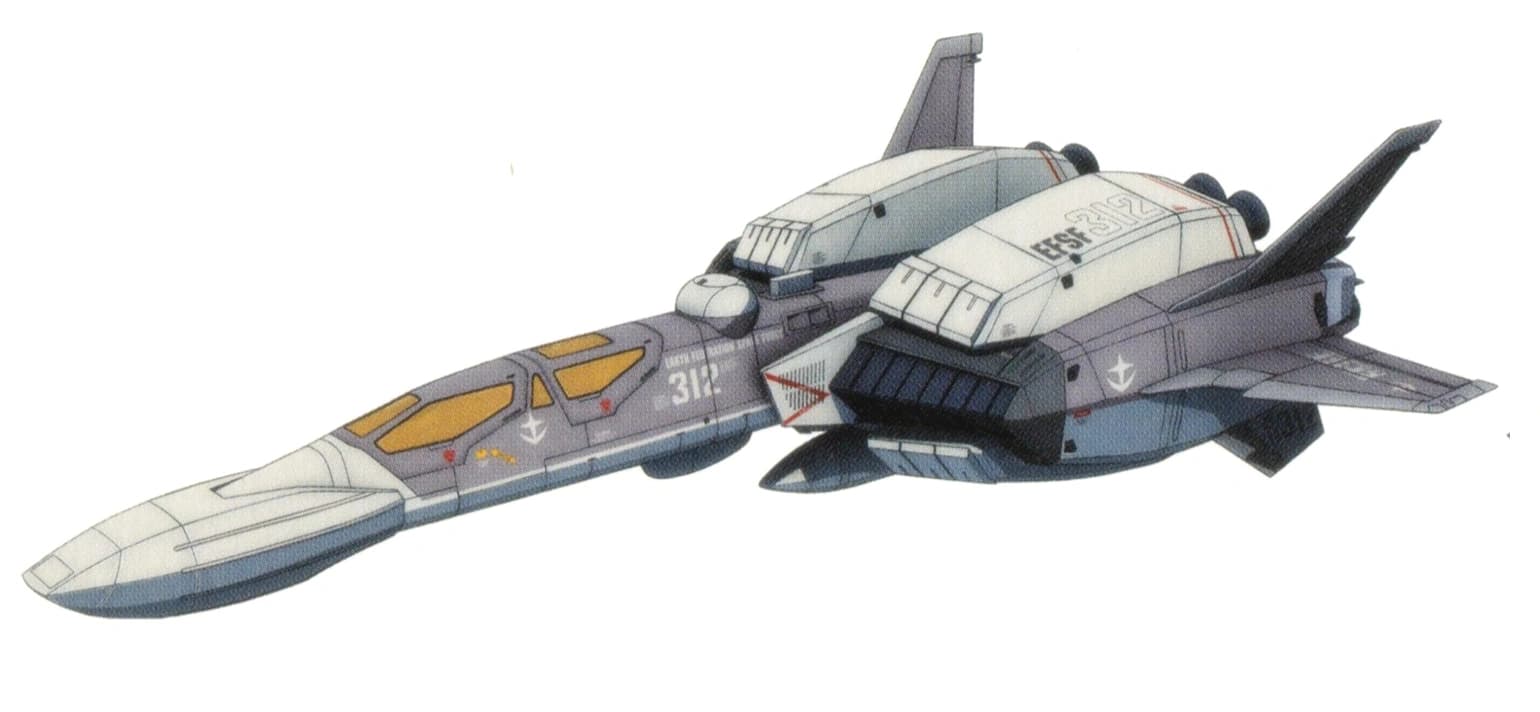 Recon Type Saberfish "Duckbill" — Reconnaissance Space Fighter (Mobile Suit Gundam: The Origin)