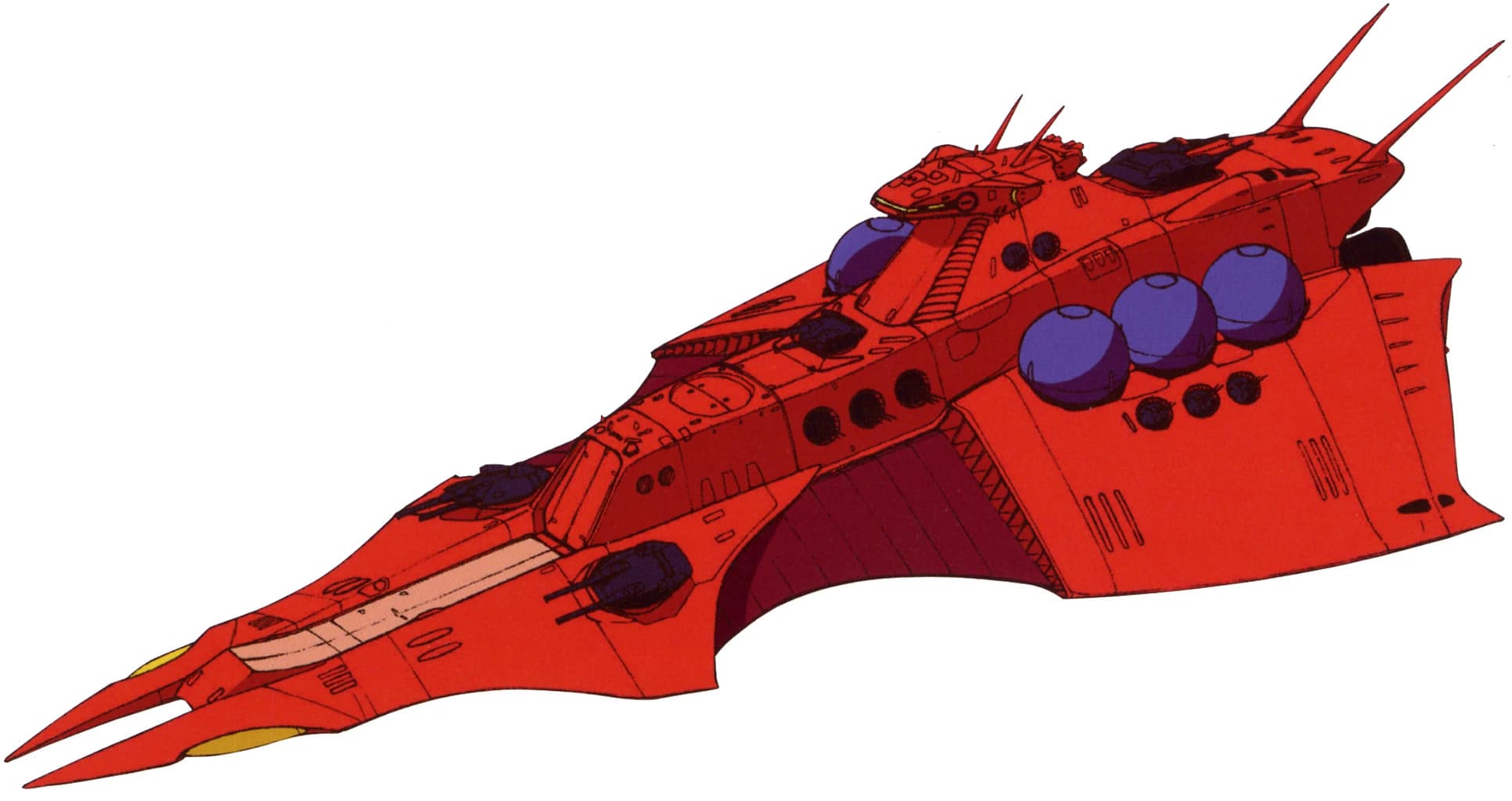 Rewloola-class — Commander-use Space Battleship (Mobile Suit Gundam: Char's Counterattack)