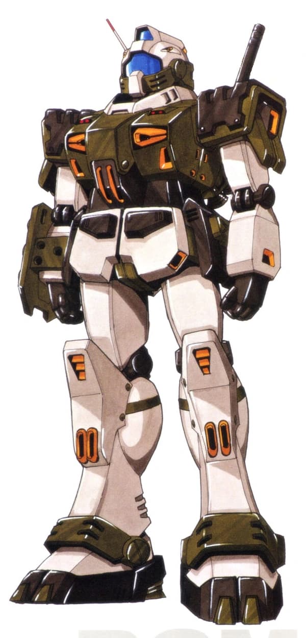 RGM-79F GM Land Combat Type — Mass Production General-Purpose Ground Mobile Suit (Kunio Okawara Collection)