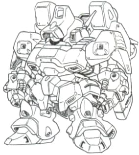 RMS-099NT Röten Dias — Quasi-Psycommu Mobile Suit (Mobile Suit Gundam G-STRATEGY)