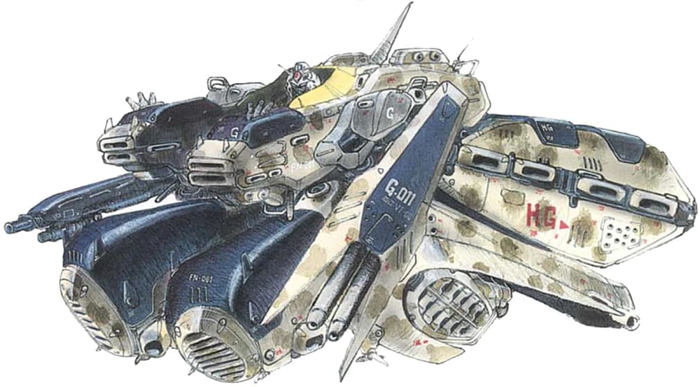 RX-92LAS G-Commander — Prototype Ground Mobile Armor (The Dog of War U.C. 0092)