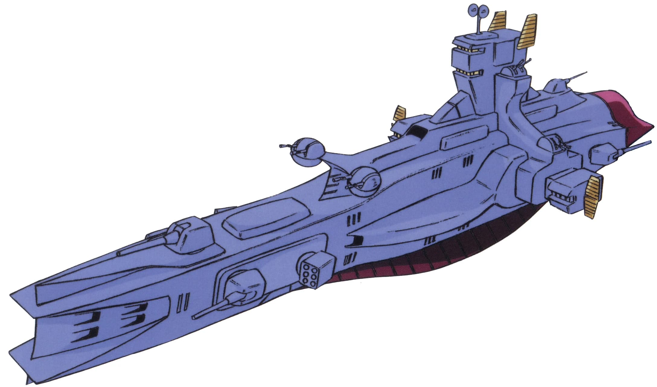 Salamis-class — Mass Production Assault Space Light Cruiser (Magical Ensign Blaster Mari)
