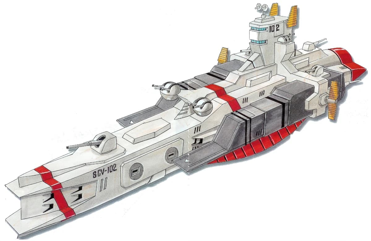 SCV-102 Nelson — Space Cruiser (Advance of Zeta Mace of Judgement (manga))