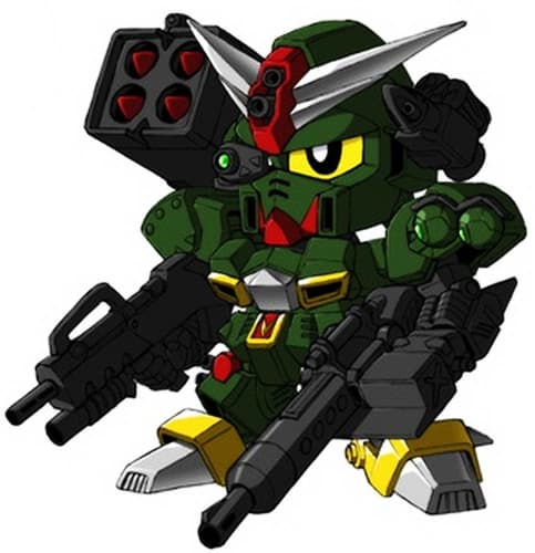 SDV-04 Command Gundam — Prototype Commander-use Heavy Assault Ground Mobile Suit (SD Gundam)