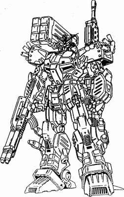 SDV-04HWG Heavy Weapon Command Gundam — Prototype Commander-use Full-Armored Heavy Assault Mobile Suit (SD Gundam)