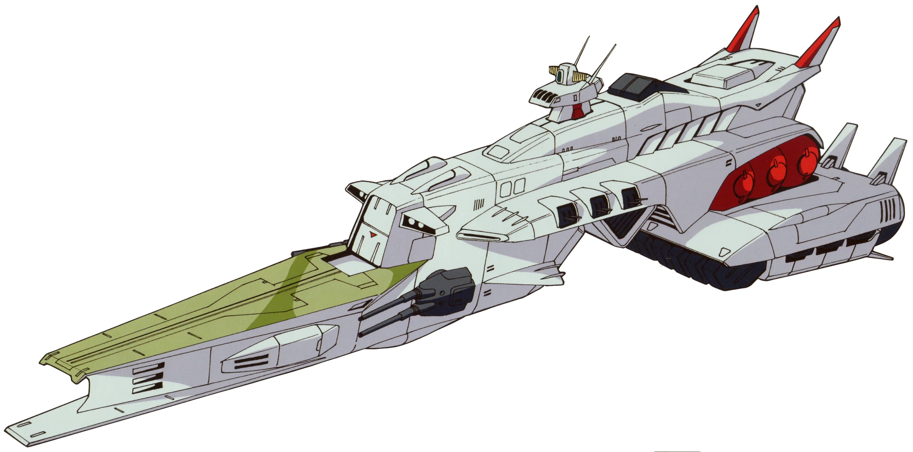 Space Ark-class — Training Light Cruiser (Mobile Suit Gundam F91)