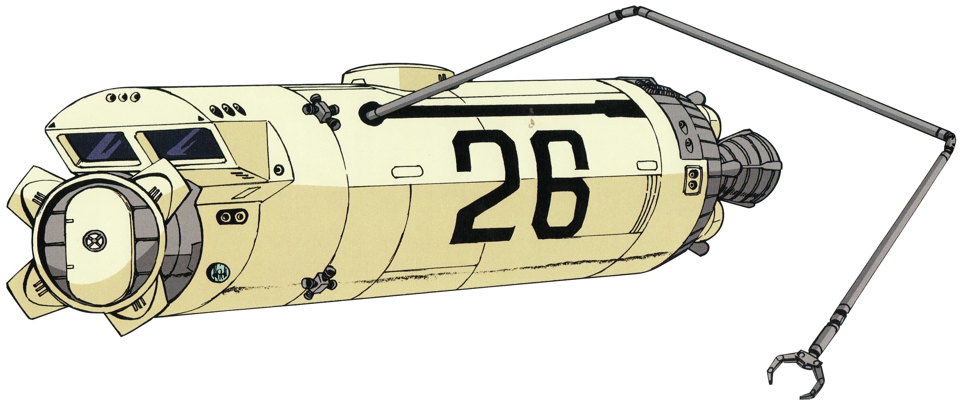 Space Boat (F91) — Civilian-use Space Transport Vehicle (Mobile Suit Gundam F91)