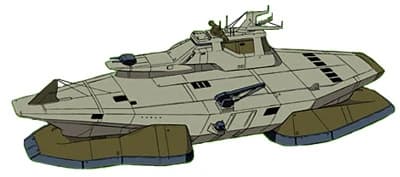 Tenzan-class — Limited Production Commander-use Ground Assault Battleship (After War Gundam X (Manga))