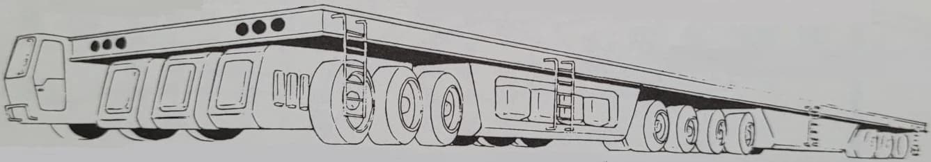 Trailer — Mass Production Ground Truck (Mobile Suit Gundam I)