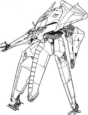 X-91 XC — Prototype Transformable Mobile Weapon (Stampede: The Story of Professor Minovsky)
