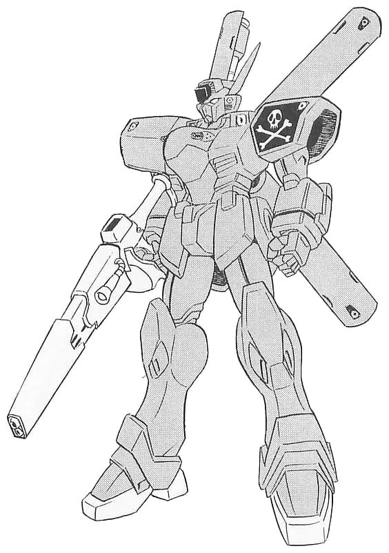 XM-10 Flint — Limited Production General-Purpose Mobile Suit (Mobile Suit Crossbone Gundam)