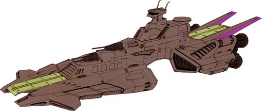 Zamouth Jeth-class — Space Cruiser (Mobile Suit Gundam F91 Prequel)