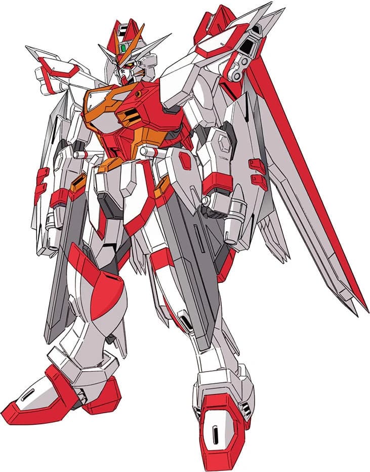 ZGMF-X10AFF Freedom Gundam Flame Feder — Custom Mobile Suit (Gundam Build Fighters Honoo Try)