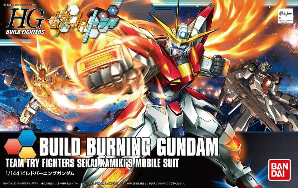 HGBF 1/144 Build Burning Gundam Plavsky Particle Clear Ver.